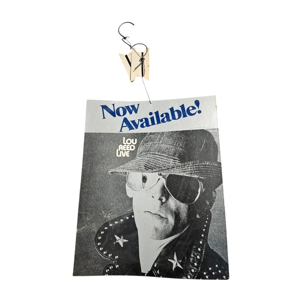 Lou Reed Live 12x16 Vintage 1975 Hanging Mobile Promo‎ Display RCA Records Rock - Picture 8 of 8